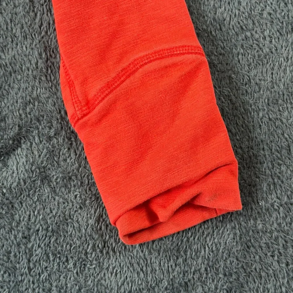 Athleta Hoodie XS Orange Full Zip Thumbhole Jacket Yoga Running Athletic Active - Picture 8 of 13